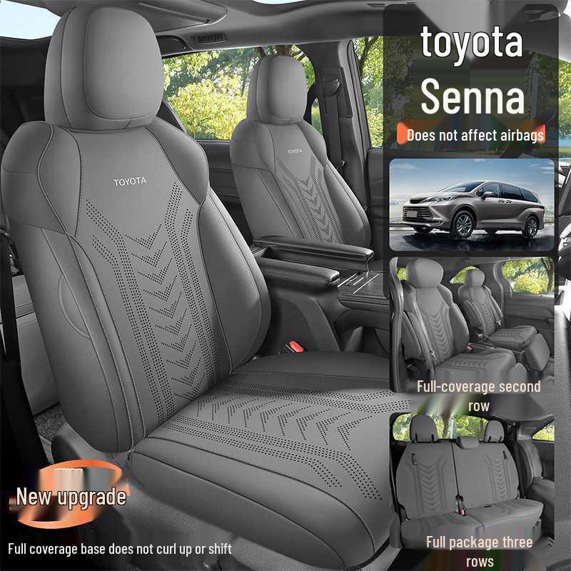 All-Season Suede Seat Covers for 2021-2026 Toyota Sienna Seats