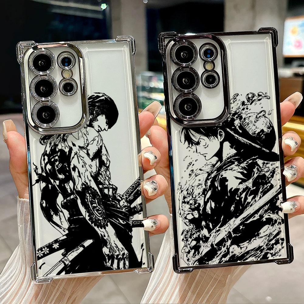 One Pieces Adventure King Luffy Coque For Galaxy S26Ultra Phone Case For Samsung S26 S25 S24 S23 S21 Ultra S20 FE S25 Plus Cover