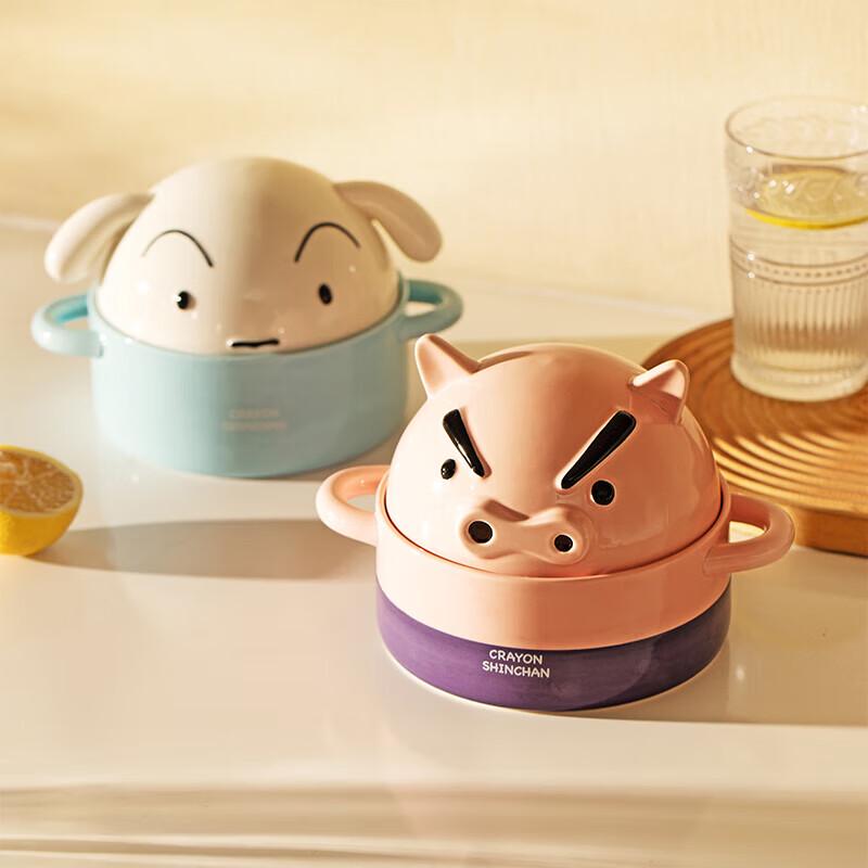 Crayon Shin-chan Zaemon Ceramic Noodle Bowl