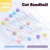 Bite Resistant Cat Cotton Rope Ball Colorful Sounding Cat Scratch Catch Toys Wear Resistant Cat Teaser Ball Pet Supplies