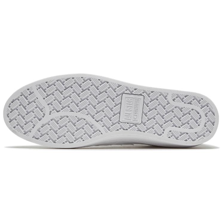 Converse Basse in Vera Pelle 'Triple White' 167239C