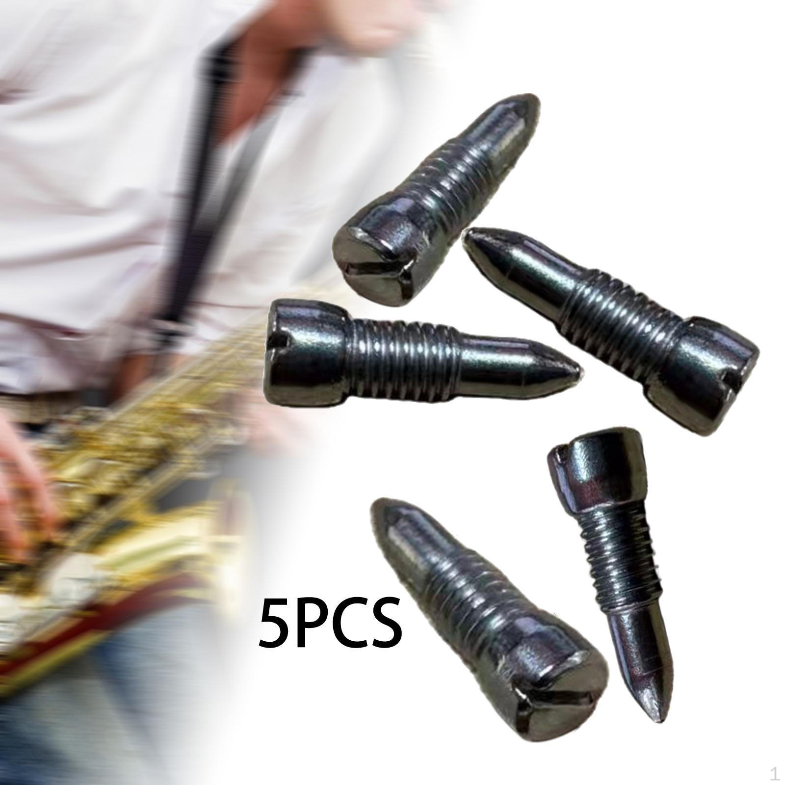 5 шт. Винты для саксофона Стержень Заостренный конец Легко установить Резьба 3 мм Износостойкие Ремонтные