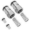 Ball Lock Keg Post Parts Stainless Steel Poppets Springs Gas Liquid 19 32in‑18 Female Thread