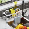 Multifunctional Kitchen Sink Storage Rack & Sponge Holder