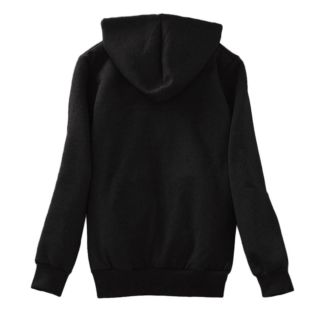 Women's Casual Winter Warm  Lined Zip Up Hooded Sweatshirt Jacket Coat