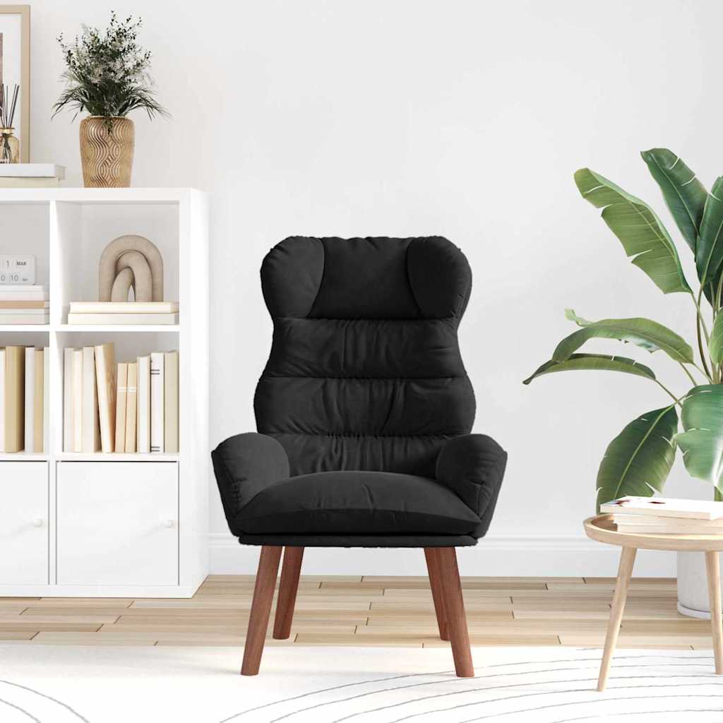 Armchair Black 69 X 74 X 93 Cm Velvet