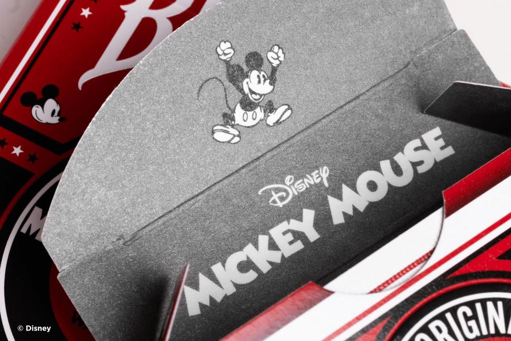 Tenyo Disney Bicycle Playing Cards, Classic Mickey Mouse, Poker Size (6.3cm X 8.8cm), Ages 6 and Up