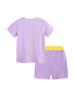 Summer Girls' Unicorn Print Shorts & Sweatshirt Set - European & American Style