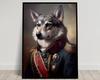 Animal Portrait Lion Fox Golden Retriever In Military Uniform Poster Print Wall Art Pictures Canvas Painting Room Home Decor