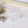 Customizable Mini Transparent Plastic Jewelry and Earplug Storage Box