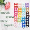 New 2 Inch Bow Hair Ribbon High Elasticity Rubber Band Elastic Hair Rubber Bands Styling Decoration Hair Gum for Baby Girls