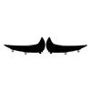 2 Pieces Car Rear Bumper Canard Side Spoiler Guards for GLC-Class X254, AMG Line GLC260, GLC300 (2023) + Rear Spoiler Wing (Black)