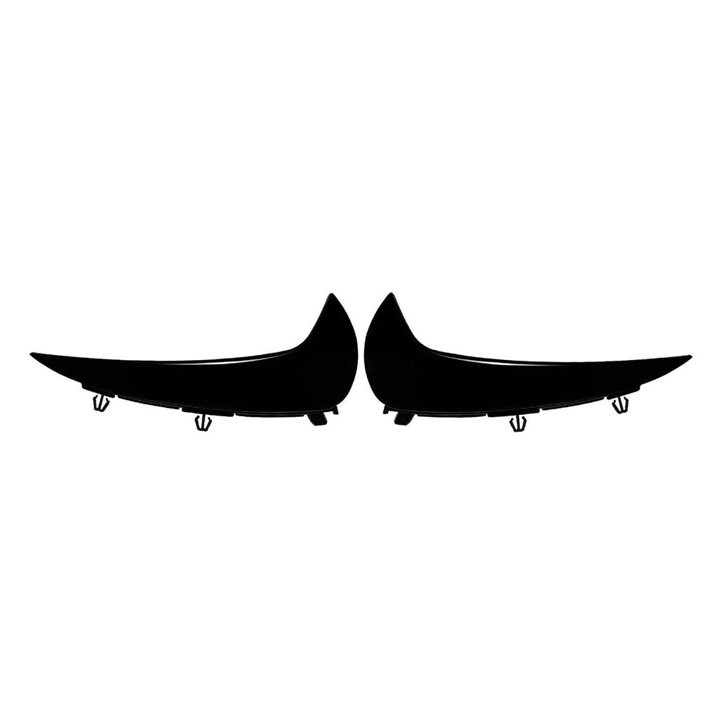 2 Pieces Car Rear Bumper Canard Side Spoiler Guards for GLC-Class X254, AMG Line GLC260, GLC300 (2023) + Rear Spoiler Wing (Black)