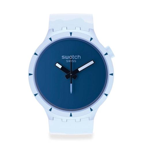 

Часы Swatch Big Bold Bioceramic Arctic SB03N102 Синие