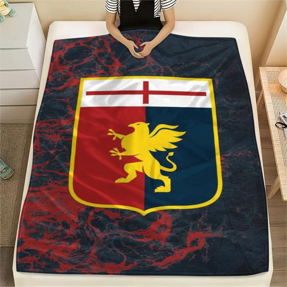 Genoa CFC Print Flannel Blanket, High quality Comfortable for All Seasons, Home Decor, Warmth and Comfort, Perfect for Christmas Gifts28