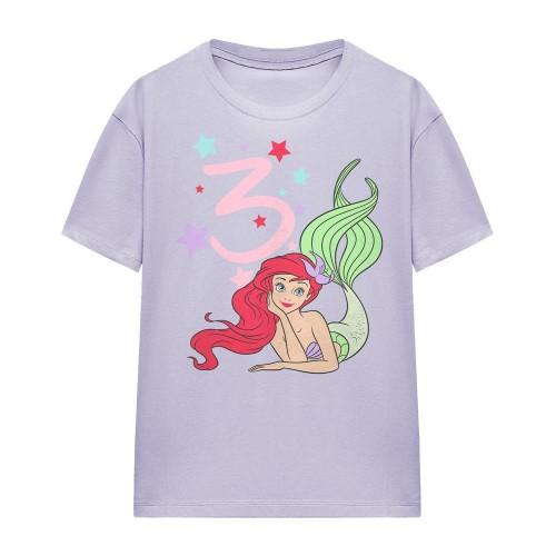 The Little Mermaid Womens/Ladies Ariel 3rd Birthday T-Shirt