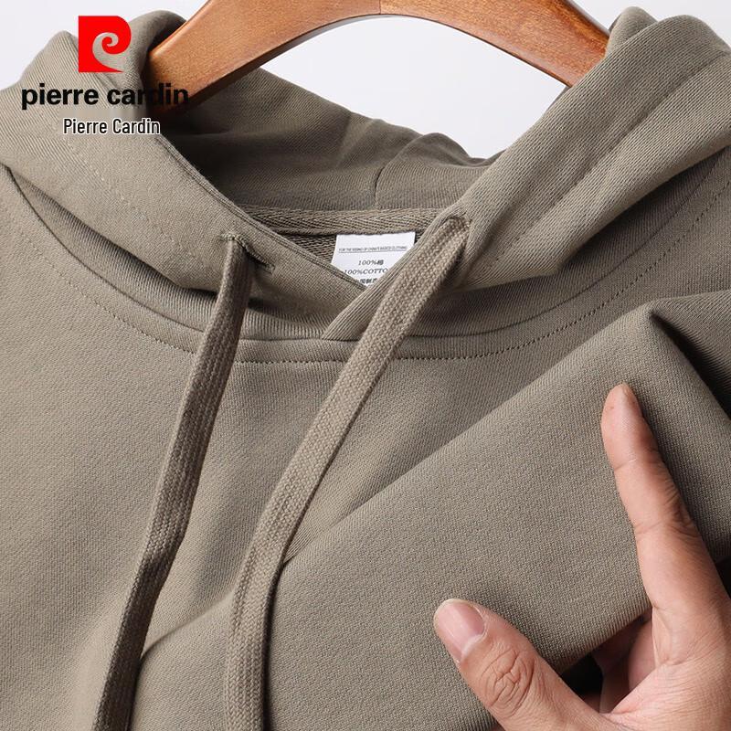 Pierre Cardin Men's 350g Cotton Hooded Sweatshirt
