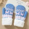 Fleece Lined Children's Mittens Double Layer Kids Warm Gloves New Winter Mittens  Winter Wear
