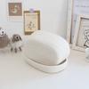 Panier de rangement de bureau tissé à la main avec couvercle Organisateur pour télécommande Cosmétiques Articles divers Boîte