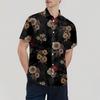Retro Bohemian Print - Men's Casual Short Sleeved Shirt