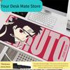 Mauspad Laptop Mauspade Büro PC Zubehör Tastaturpad Gummi-Tassenuntersetzer Weiches Mauspade Naruto Shisui Uchiha Große Schreibtischunterlage