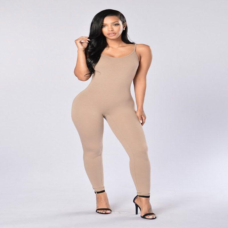 Elegant Women Jumpsuit Romper With Bodycon Fit For Chic Clubwear And Party Nights