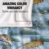 JQ Licensing 2 Silky Patterned Fishing Supersoft Blanket