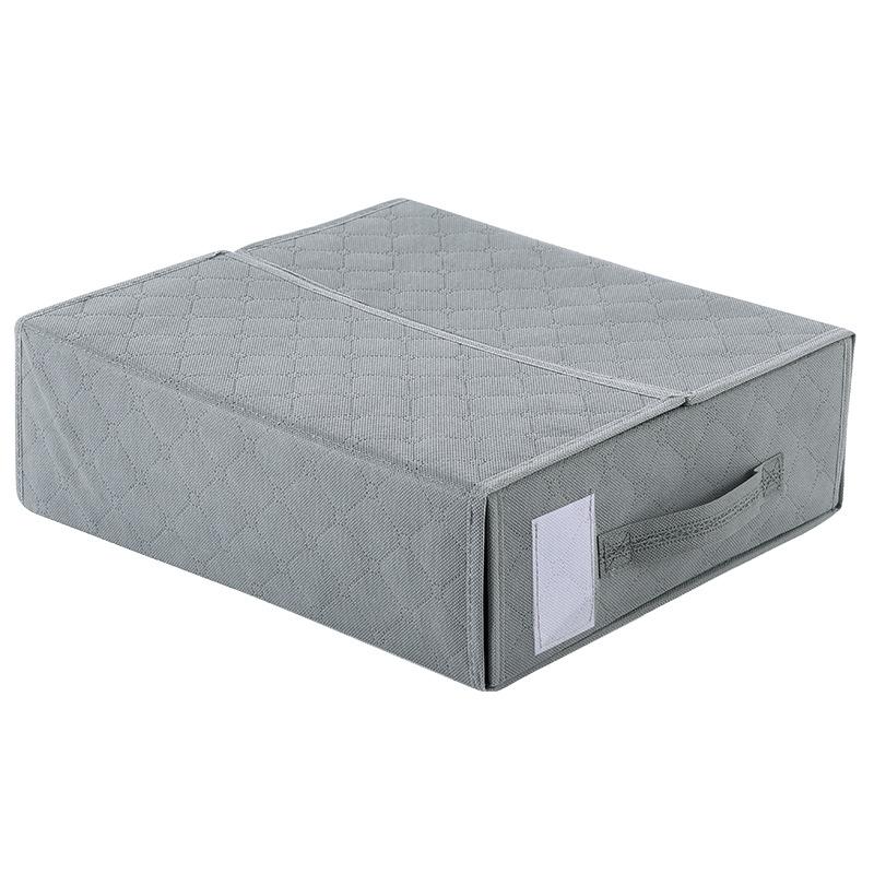 Non-woven foldable bed sheet clothing wardrobe storage box dust-proof storage box with lid organizing storage box