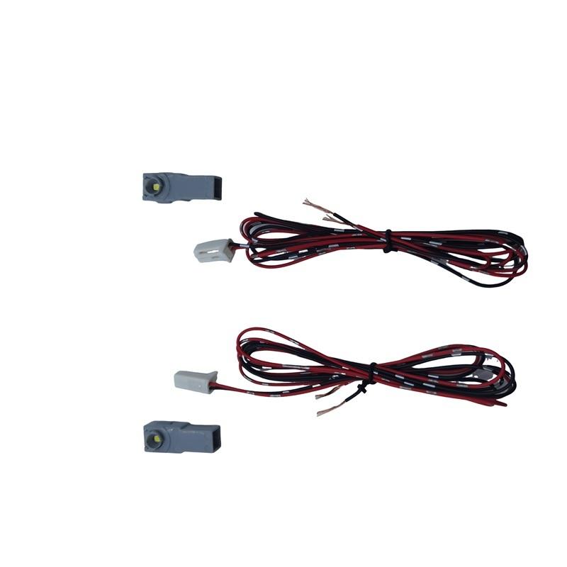 2Pcs LED Foot Lamp With Wire For Toyota Mazda Subaru Yaris Camry Corolla Interior Light Foot Light Illuminator Connector