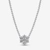 Selling 925 Sterling Silver Shiny Snowflake Collarbone Chain Set Exquisite Charm Women 'S Jewelry Diy Gift For Girlfriend