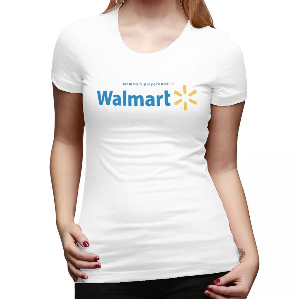 Walmart TShirt for Women Round Neck Streetwear T Shirts Womens Tees Short Summer Clothes Tops