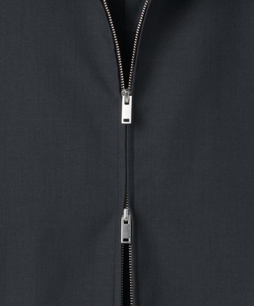 Musinsa Standard Woolish Over-Shoulder Minimal Jacket [Navy]