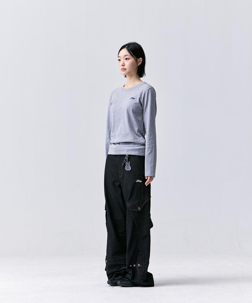 TANSANMAGNESIUM Bone Long Sleeve (Gray/Blue)