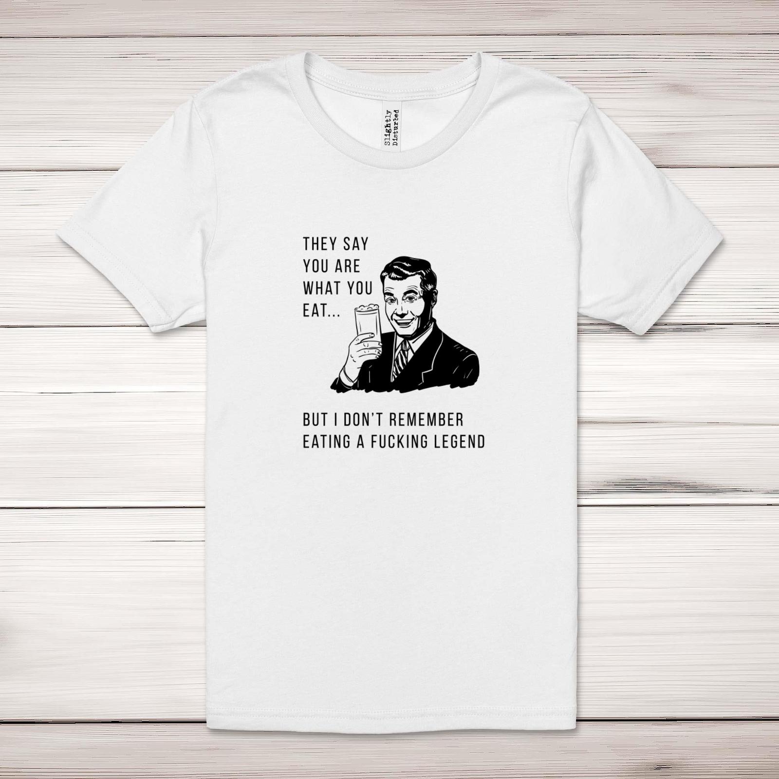 They Say You Are What You Eat Adult T-Shirt S разноцветный