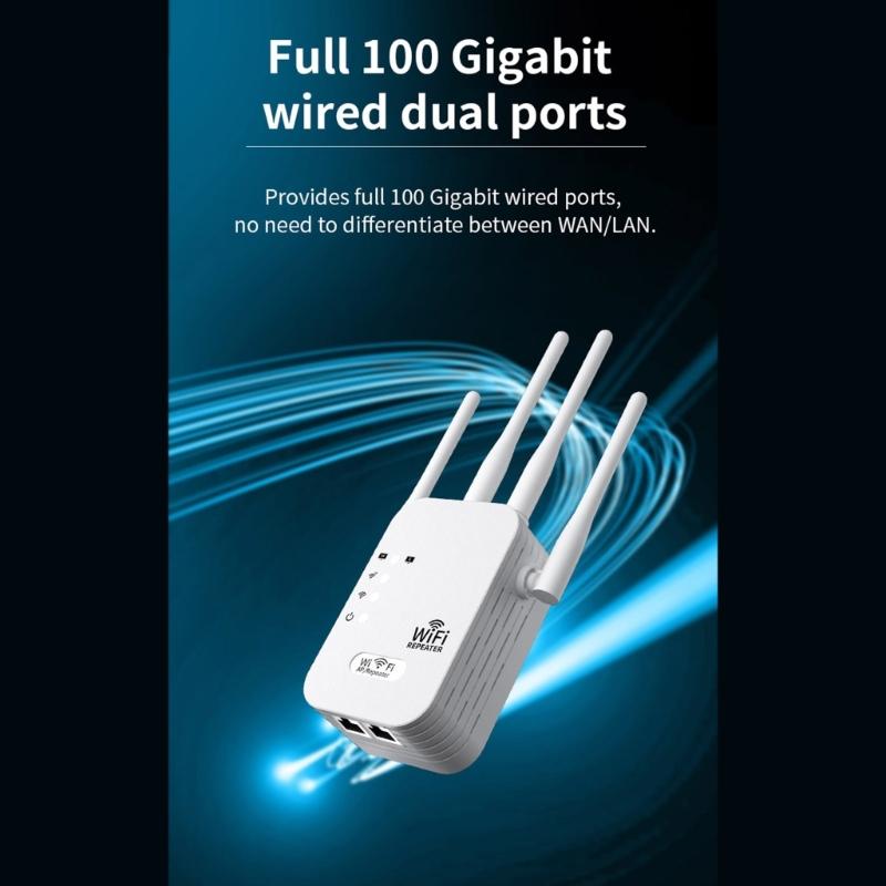 300Mbps WiFi Signal Amplifier Wireless Networking Router Repeating Wall Extender Accessories Enhancer Home Penetration