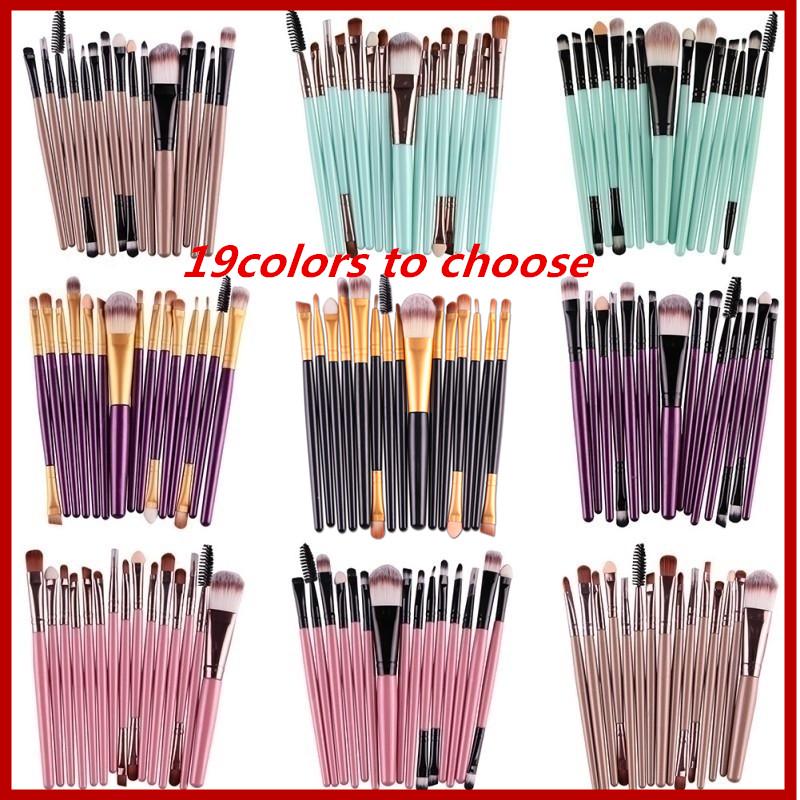 Buy 15pcs Cosmetic Makeup Brush Blusher Eye Shadow Brushes Set Kit