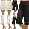 Summer Lady Silk Underwear Fashion Solid Color Sexy Lace Loose Comfort Pants Clothing Cropped Pants