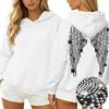 Neuer heißer Ziegel-Tide-Markenpullover Flügel ohne Taschen Damen Europäischer und Amerikanischer Langarm-Pullover Bedruckter Pullover Hoodie