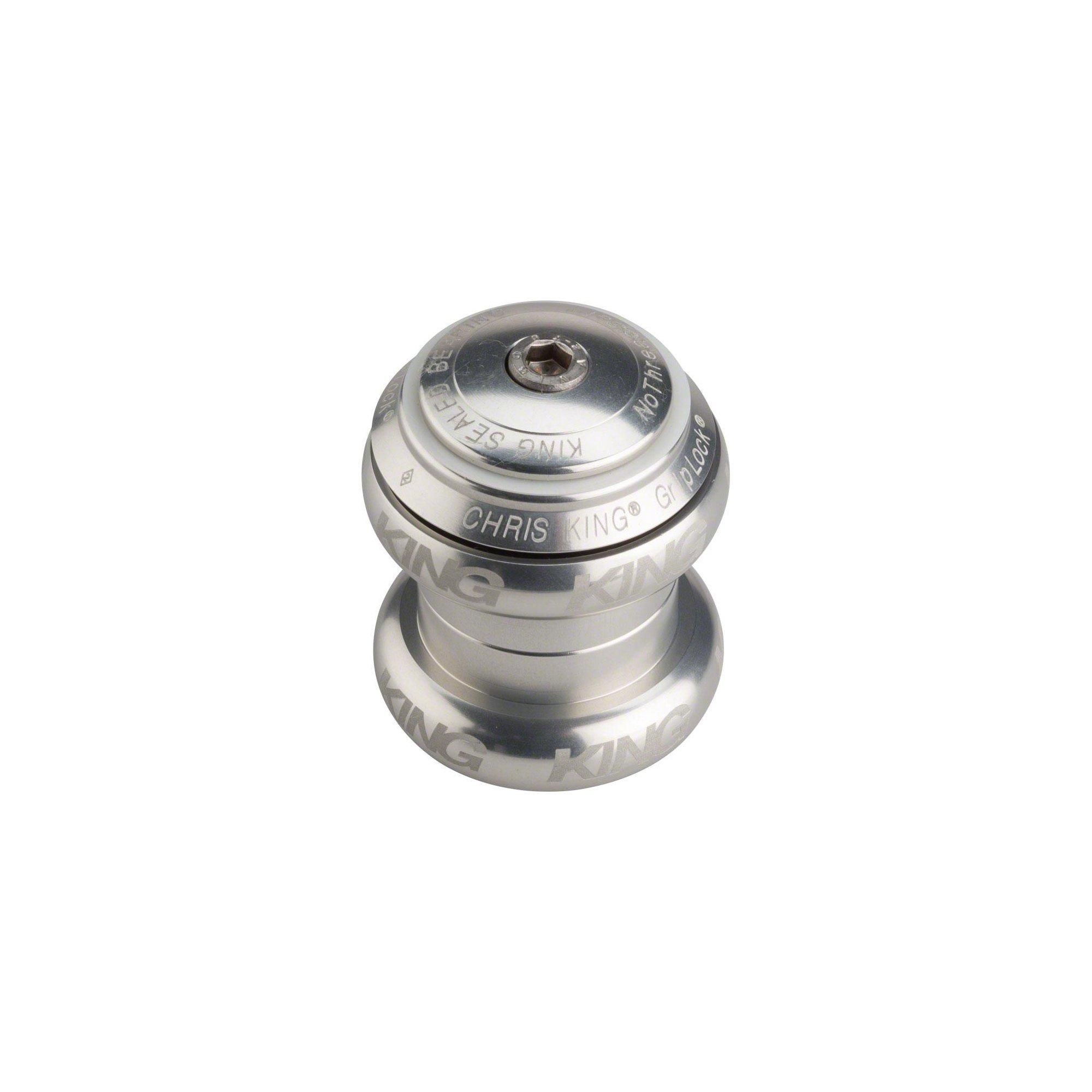 Chris King NoThreadSet Sotto Voce Silver Headset 1-1/8 Upper EC34/28.6 Lower EC34/30