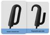 Custom Logo Folding Umbrella with UV Protection - Black Glue Sun & Rain Shield