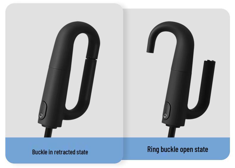 Custom Logo Folding Umbrella with UV Protection - Black Glue Sun & Rain Shield