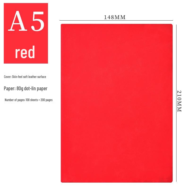 A5 PU Leather Sheepskin Notebook with Custom Logo - Business Diary & Meeting Minutes Book