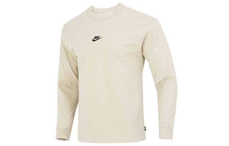 Nike T Shirts Men s Khaki Crew Neck Moderate Straight Fit DO7391-206 5XL