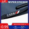 BABO1 For Auto Decor Decals Car Window Wiper Stickers Laser Emblem For BMW M Power Performance F10 F31 E36 E39 E87 E90 X3 X5
