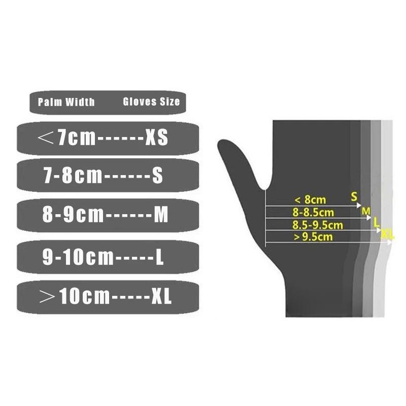 50PCS Disposable Nitrile Gloves Household Clean Gloves Thickened Waterproof Anti Fouling Anti-static Reusable Cleaning Tool
