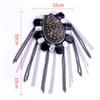 Tassel Link Chain Epaulet Decorative Uniform Decor Stylish Rivet for Party