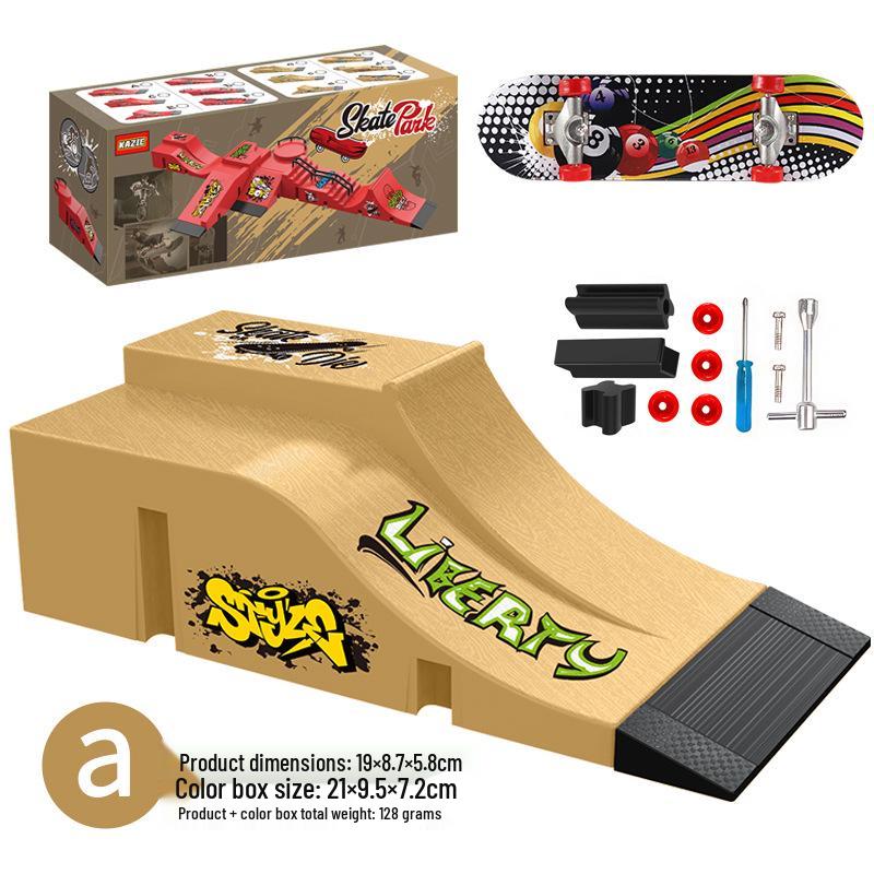 Fingertip Fingerboard Skatepark Set: Creative Scene Props for Kids