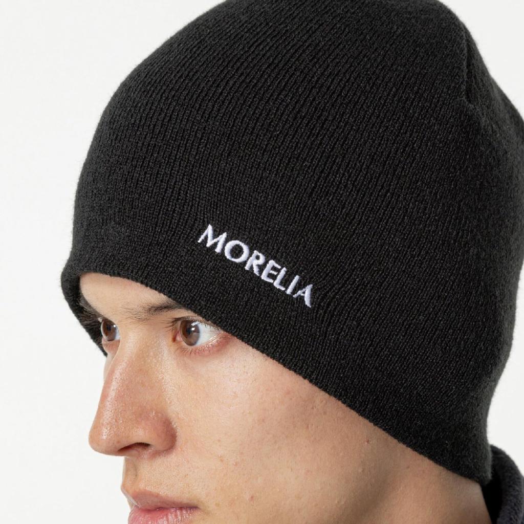 Mizuno MORELIA Knit Beanie Cold Weather One Size Fits Most Cap, Protection, Black, (P2MYB515)