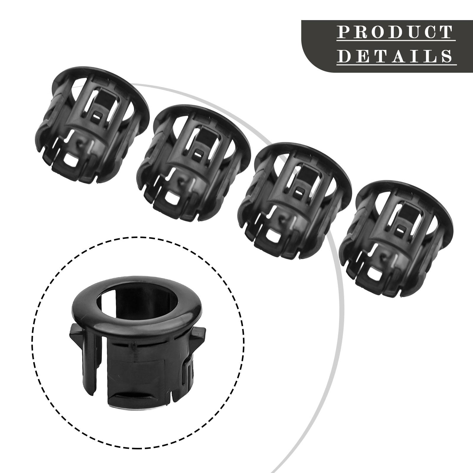 Practical Parking Sensor Retainer Parking Assist Sensor Bezels 4Pcs 89348-33010 Accessories Black ES350 HS250H Front Rear Holder China Mainland