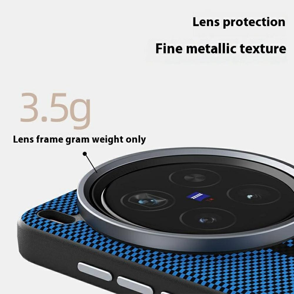 ABEEL Pro vivo X200 Ultra 5G Pouzdro Kompatibilní s MagSafe Potištěné PC TPU Hliníková slitina Kožený kryt na telefon
